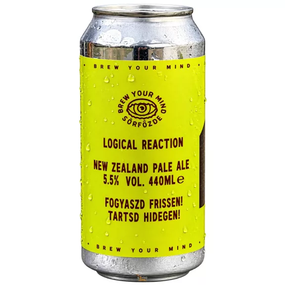 Brew Your Mind - LOGICAL REACTION – hazy NZ Pale Ale (0,44) (5,5%) Brew Your Mind - LOGICAL REACTION – hazy NZ Pale Ale (0,44) (5,5%)