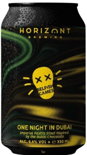 Horizont Selfish Games - One Night In Dubai  Imperial Pastry Stout   (0,33L) (9,6%)