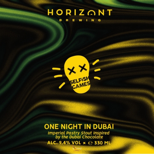 Horizont Selfish Games - One Night In Dubai  Imperial Pastry Stout   (0,33L) (9,6%)