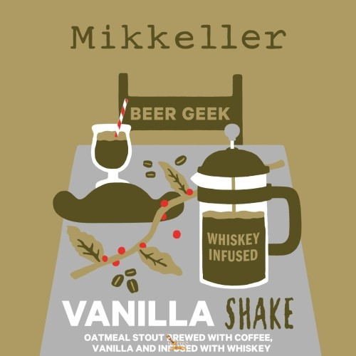 Mikkeller   Beer Geek Vanilla Shake Whiskey Infused  Imperial Stout  (0,33 ) (11,5 %)