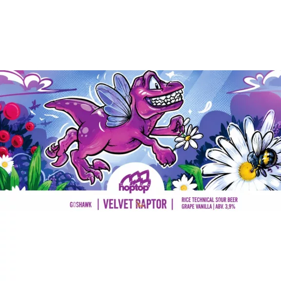 Hoptop - Velvet Raptor  Gose  (0,33L) (3,4%)