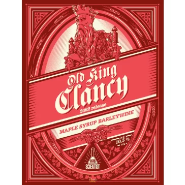 Mad Scientist Old King Clancy 2022  Juharszirupos Barleywine