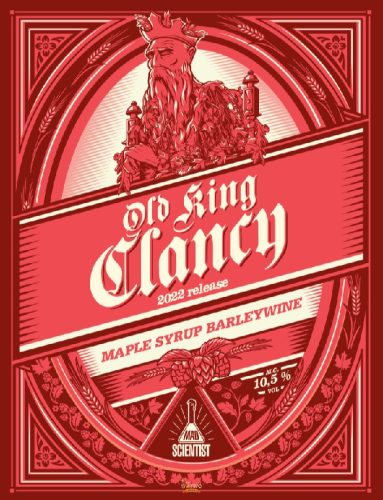 Mad Scientist Old King Clancy 2022  Juharszirupos Barleywine