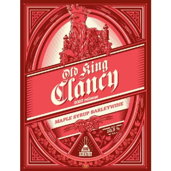 Mad Scientist Old King Clancy 2022 Juharszirupos Barleywine Mad Scientist Old King Clancy 2022 Juharszirupos Barleywine