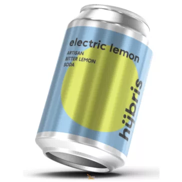   Hübris electric lemon artisan bitter lemon soda   (0,33) (0 %)