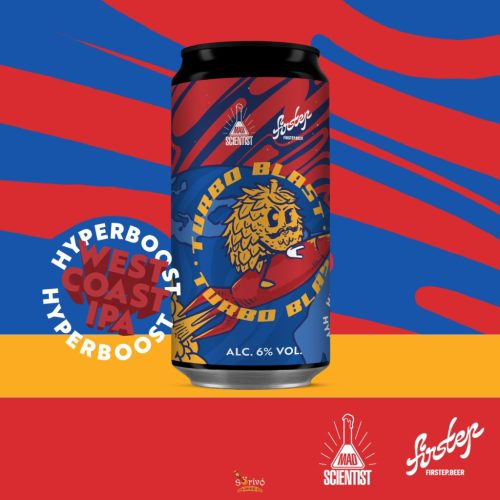 Mad Scientist -Firstep (SK)   kollab Turbo Blast (0,44L) (6%)