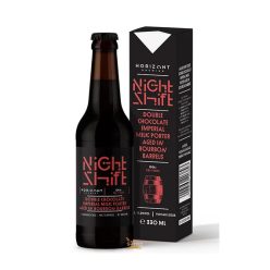   Horizont - Night Shift Vintage 2025 / Imperial Milk Porter Bourbon hordóban érlelve dupla csokoládéval   (0,33L) (11,2%)