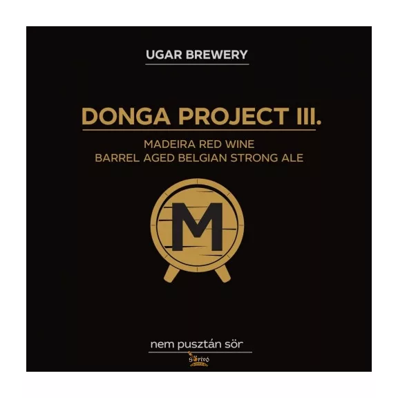Ugar Donga Project III - Maderia Red Wine Barrel Aged Belgian Strong Ale (0,33L) (11 %) Ugar Donga Project III - Maderia Red Wine Barrel Aged Belgian Strong Ale (0,33L) (11 %)