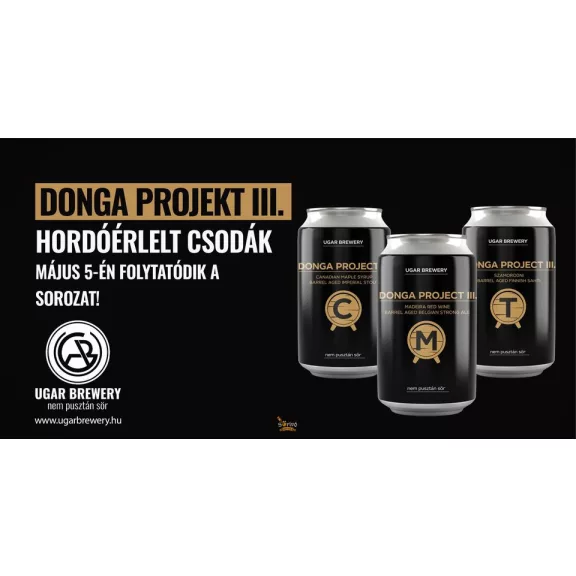 Ugar Donga Project III - Maderia Red Wine Barrel Aged Belgian Strong Ale (0,33L) (11 %) Ugar Donga Project III - Maderia Red Wine Barrel Aged Belgian Strong Ale (0,33L) (11 %)
