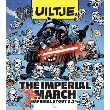 Uiltje Brewing Company Imperial March Stout  (0,33L) (9,2%)