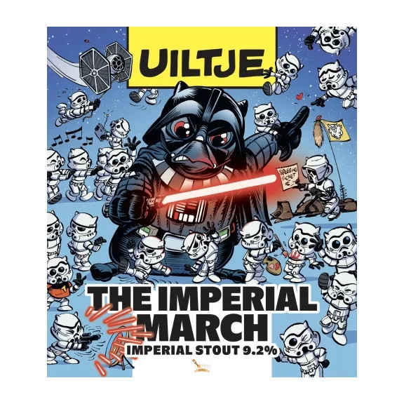 Uiltje Brewing Company Imperial March Stout  (0,33L) (9,2%)