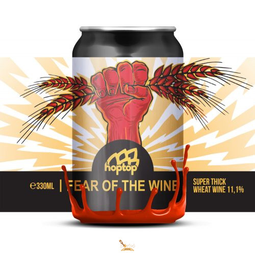 Hoptop Fear of the Wine - super thick wheat wine   (0,33L) (11.1 %)