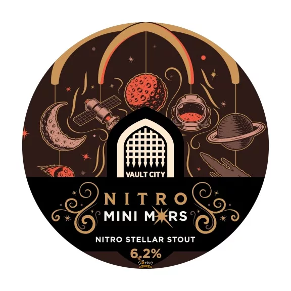 Vault City Nitro Mini Mars Stout (0,44) (6,2%) Vault City Nitro Mini Mars Stout (0,44) (6,2%)