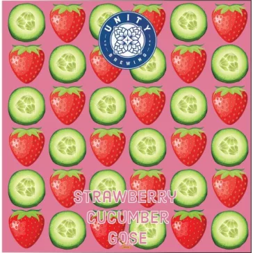 Unity Brewing  Strawberry Cucumber Gose  (0,5L) (6%)