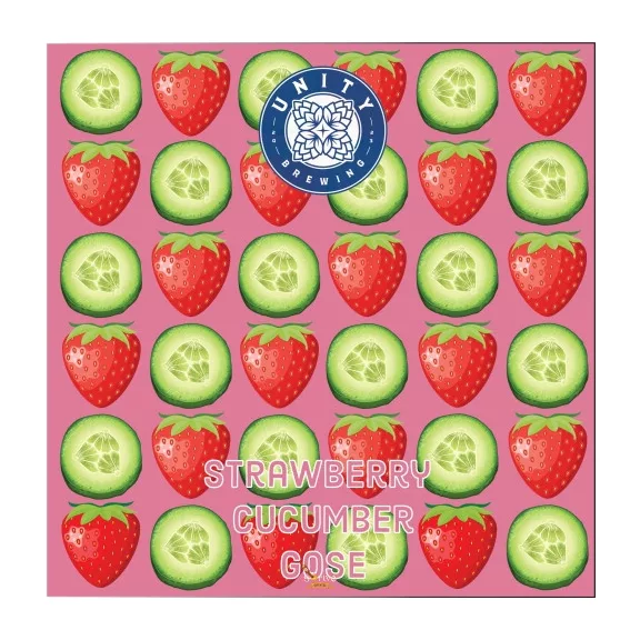 Unity Brewing Strawberry Cucumber Gose (0,5L) (6%) Unity Brewing Strawberry Cucumber Gose (0,5L) (6%)