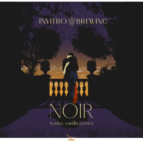 InVitro Noir (0,33L) (6%)Tonkababos-vaníliás Porter