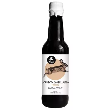   Fehér Nyúl From the Barrel Bourbon Barrel Aged Pecan Imperial Stout  /hordóérlelt/  (0,33L) (14,3%)