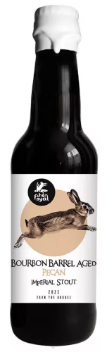Fehér Nyúl From the Barrel Bourbon Barrel Aged Pecan Imperial Stout  /hordóérlelt/  (0,33L) (14,3%)