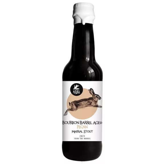 Fehér Nyúl From the Barrel Bourbon Barrel Aged Pecan Imperial Stout /hordóérlelt/ (0,33L) (14,3%) Fehér Nyúl From the Barrel Bourbon Barrel Aged Pecan Imperial Stout /hordóérlelt/ (0,33L) (14,3%)