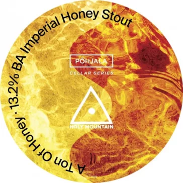   Põhjala x Holy Mountains A Ton of Honey - BA Imperial Honey Stout   /hordóérlelt/ (0,33) (13,2 %)