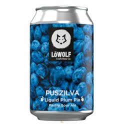   LöWOLF PUSZILVA - Liquid Plum Pie  PASTRY Sour Ale   0,33L) (8 %)