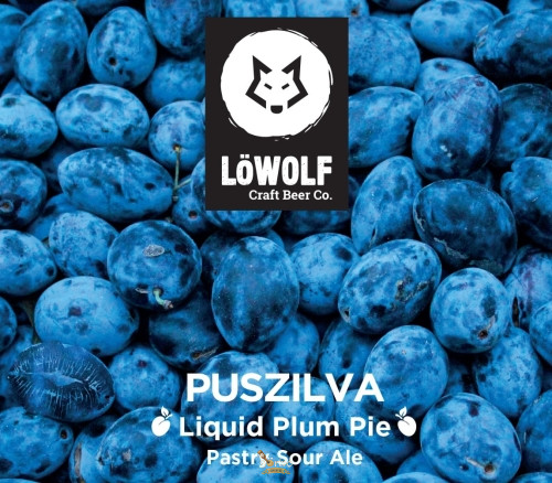 LöWOLF PUSZILVA - Liquid Plum Pie  PASTRY Sour Ale   0,33L) (8 %)