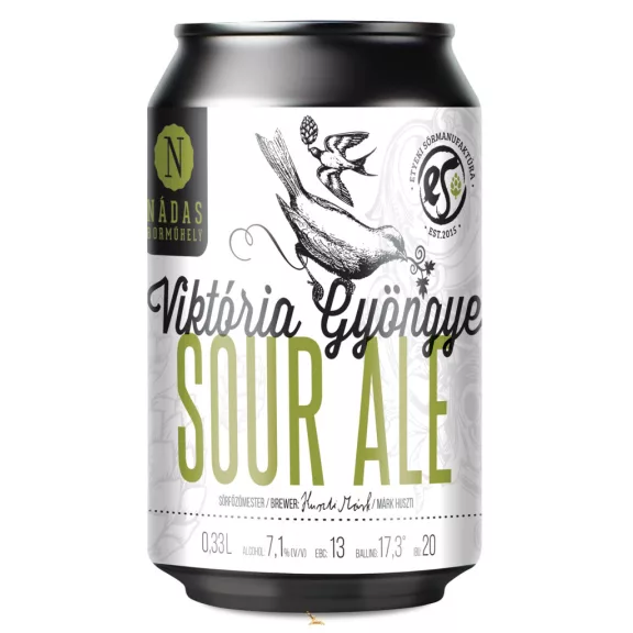 Etyeki Sörmanufaktúra - Viktória Gyöngye Sour Ale: (0,33L) (7.1%) Etyeki Sörmanufaktúra - Viktória Gyöngye Sour Ale: (0,33L) (7.1%)