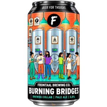   Mad Scientist -  Frontaal Brewing  - Burning Bridges  (0,44 L) (5 %)