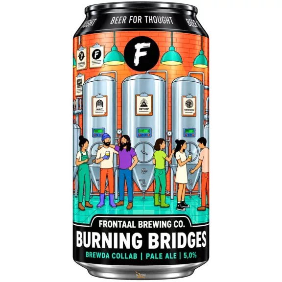 Mad Scientist - Frontaal Brewing - Burning Bridges (0,44 L) (5 %) Mad Scientist - Frontaal Brewing - Burning Bridges (0,44 L) (5 %)