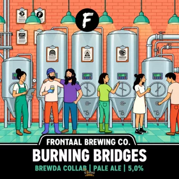   Mad Scientist -  Frontaal Brewing  - Burning Bridges  (0,44 L) (5 %)