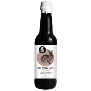   Fehér Nyúl From the Barrel Rum Barrel Aged Tiramisu Imperial Stout  /hordóérlelt/  (0,33L) (13%)