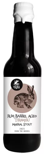Fehér Nyúl From the Barrel Rum Barrel Aged Tiramisu Imperial Stout  /hordóérlelt/  (0,33L) (13%)