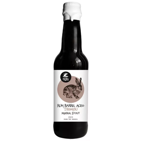 Fehér Nyúl From the Barrel Rum Barrel Aged Tiramisu Imperial Stout /hordóérlelt/ (0,33L) (13%) Fehér Nyúl From the Barrel Rum Barrel Aged Tiramisu Imperial Stout /hordóérlelt/ (0,33L) (13%)