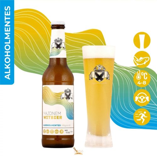 Szent András Majdnem Witbier (alkoholmentes)(0,33L) (0,%)