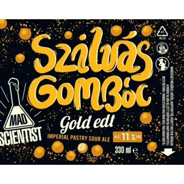   M10 SCIENTIST  Pastry - Mad Scientist Szilvás Gombóc Gold EDT  (0,33L) (11%)