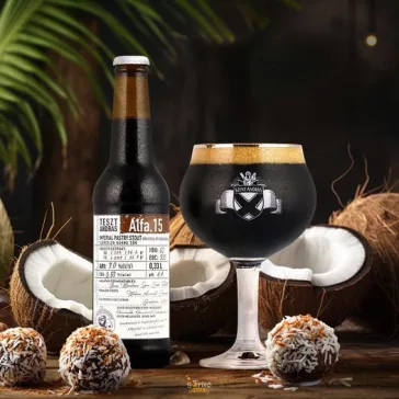  Szent András Teszt András Alfa. 15  - imperial pastry stout kókusszal és csokoládéval  (0,33L) (9%)