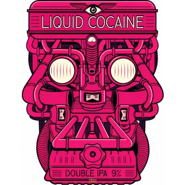 Mad Scientist Liquid Cocaine (0,44L) (9%)Double IPA