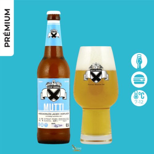 Szent András Mutti (hidegkomlós lager) (0,5L) (4,9%)