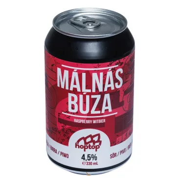 Hoptop Rosé -Málnás Búza  0,33l - (0,33L) (4,5%)