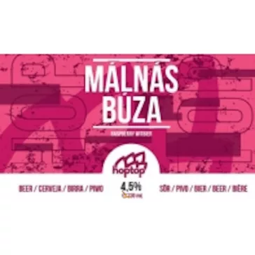 Hoptop Rosé -Málnás Búza  0,33l - (0,33L) (4,5%)
