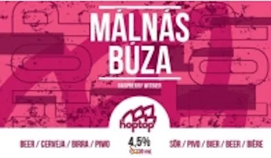 Hoptop Rosé -Málnás Búza  0,33l - (0,33L) (4,5%)