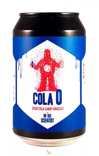 Mad Scientist Cola O (0,33L) (8 %) SZŰRETLEN KÓLÁS GUMICUKOR ÍZŰ SAVANYÍTOTT BRAGGOT