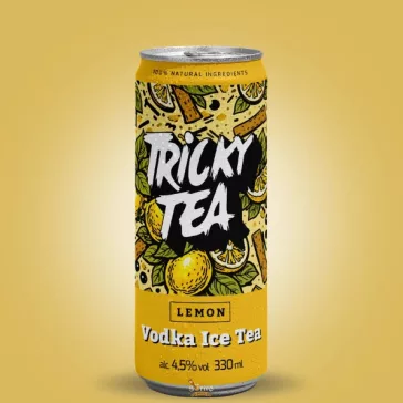   Horizont - TRICKY TEA  Lemon - VODKÁS ICE TEA Citrom (0,33L) (4,5%)