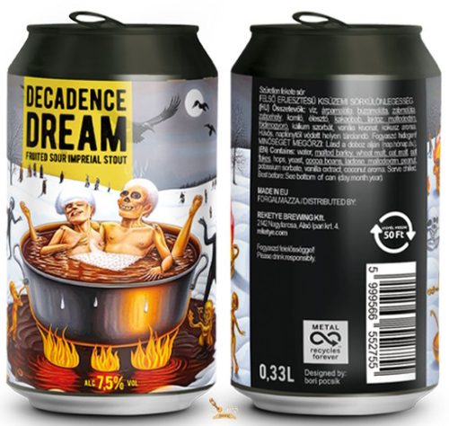 Reketye - Decadence Dream  Imperial stout   (0,33L) (7,5 %)