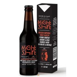   Night Shift Vintage 2024 / Russian Imperial Stout Pedro Ximénez Sherry & Rum hordóban érlelve csokoládéval és naranccsal  (0,33L) (11%)