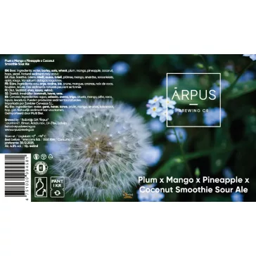   Ārpus Brewing Co. - Plum x Mango x Pineapple x Coconut Smoothie Sour Ale   (0,44) (4,5 %)