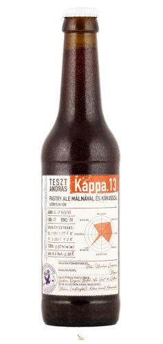 Szent András Teszt András Kappa 13  (málnás pastry ale)   (0,33L) (4,1%)
