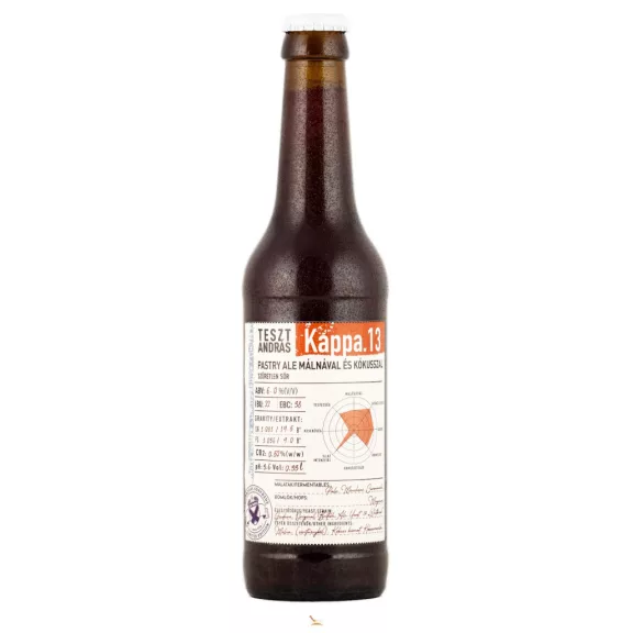 Szent András Teszt András Kappa 13 (málnás pastry ale) (0,33L) (4,1%) Szent András Teszt András Kappa 13 (málnás pastry ale) (0,33L) (4,1%)