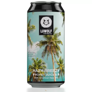 LöWOLF - HOPPY JUICE  - Hazy Breezy   (0,44L) (6.2 %)