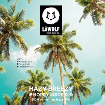 LöWOLF - HOPPY JUICE  - Hazy Breezy   (0,44L) (6.2 %)
